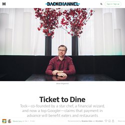 Buying Tickets to Restaurants — Backchannel