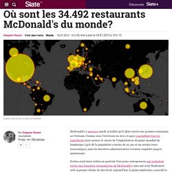 Où sont les 34.492 restaurants McDonald's du monde?