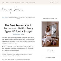 Find Fancy Restaurants in Portsmouth, NH