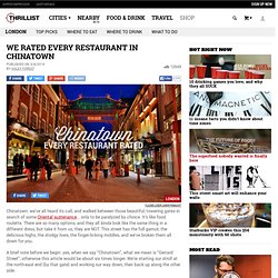The best and worst restaurants in Chinatown - Chinatown: every restaurant rated - Thrillist London