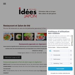 Restaurants - Site de ideesjapon !