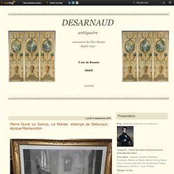 Pierre Duval Le Camus, La Mariée, estampe de Debucourt, époque Restauration - desarnaud-antiquaire.over-blog.com