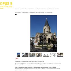 COLOMBES // Restauration et réhabilitation de l’ancien clocher St... - Opus 5 Architectes