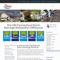 Emergency Storm Damage Restoration Connecticut & Repair Services in NV
