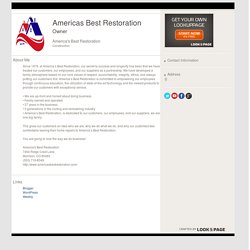 Americas Best Restoration on LookUpPage