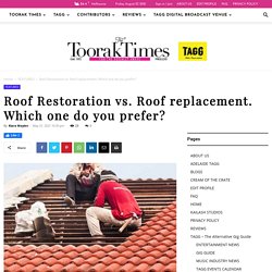 Roof Restoration vs. Roof replacement. Which one do you prefer?