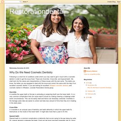 Why Do We Need Cosmetic Dentistry
