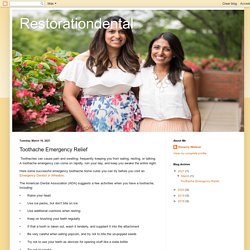 Toothache Emergency Relief
