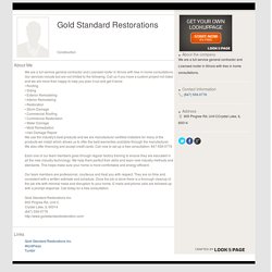 Gold Standard Restorations Inc on LookUpPage