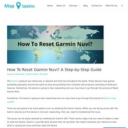 How To Restore / Reset Garmin Nuvi GPS To Make It Working Again