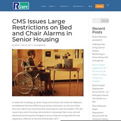 Bed and Chair Alarms Restraint For Elderly in Nursing Homes