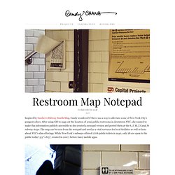 Restroom Map Notepad