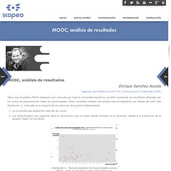 MOOC, análisis de resultados