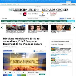 Résultats municipales 2014: au second tour, l'UMP l'emporte largement, le FN s'impose encore