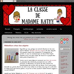 La classe de madame Kathy: Résultats de recherche pour rébellion