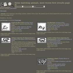 Search Results: Items matching animals, most recent first (results page 4)