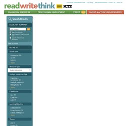 ReadWriteThink - Search for Interactives