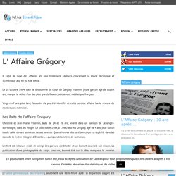 AFFAIRE GREGORY