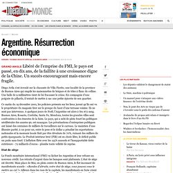 Argentine. Résurrection économique