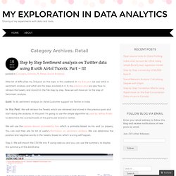 My exploration in data analytics