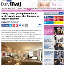 Retail chain N Brown installs super size fitting rooms at Simply Be store