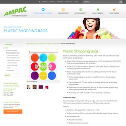 Retail Plastic Shopping Bags
