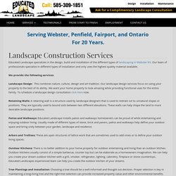 Patios Webster NY, Walkways, Retaining Wall Installation Penfield, Ontario, Pittsford, Victor