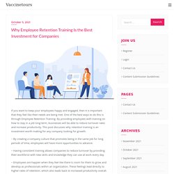 Why Employee Retention Training Is the Best Investment for Companies