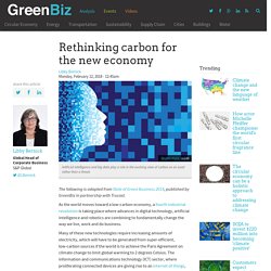 Rethinking carbon for the new economy