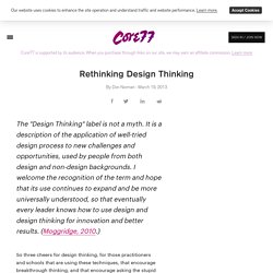Rethinking Design Thinking