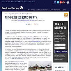 Rethinking Economic Growth