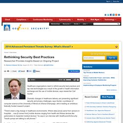 Rethinking Security Best Practices