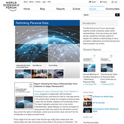 World Economic Forum-Rethinking personal data