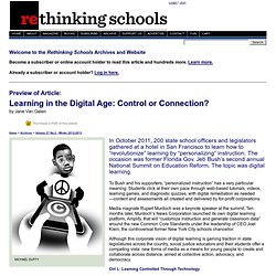 Rethinking Schools Online
