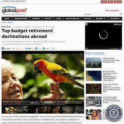 Low-cost retirement destinations abroad