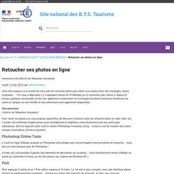 Retoucher ses photos en ligne