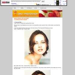 Basic Model Retouching Photoshop Tutorial