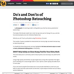 Do’s and Don’ts of Photoshop Retouching
