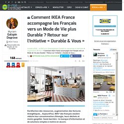 Retour sur l’initiative « Durable et Vous » d'IKEA France