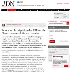 Retour sur la migration des ERP vers le Cloud : une révolution en marche