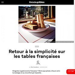 Retour à la simplicité sur les tables françaises