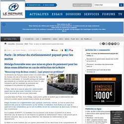 Paris : le retour du stationnement payant des motos