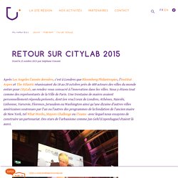 Retour sur CityLab 2015