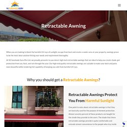 Retractable Awning Contractor in Singapore, Installation Canvas Awning