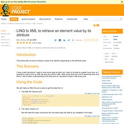 LINQ to XML to retrieve an element value by its attribute