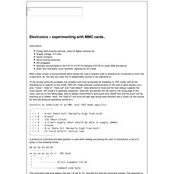 Retroleum - Basic info required to read and write MMC cards