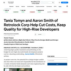 Tania Tomyn and Aaron Smith of Retrolock Corp Help Cut Costs, Keep Quality for High-Rise Developers