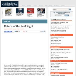 TAC TV » Return of the Real Right