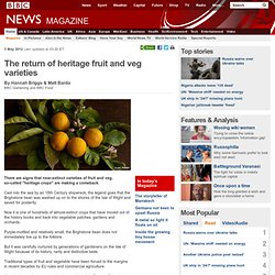 The return of heritage fruit and veg varieties