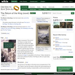 The Return of the King (novel)